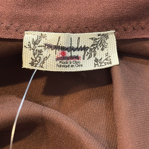 Free People | NWOT Sweet Talker Half Slip Skirt in Brown Size XL - Picture 11 of 12